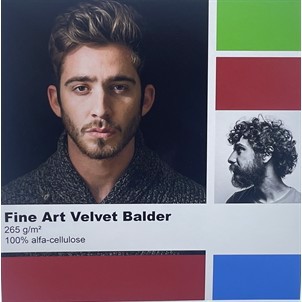 Color Europe Fine Art Velvet Balder 265 gram - 24" x 15 metrov